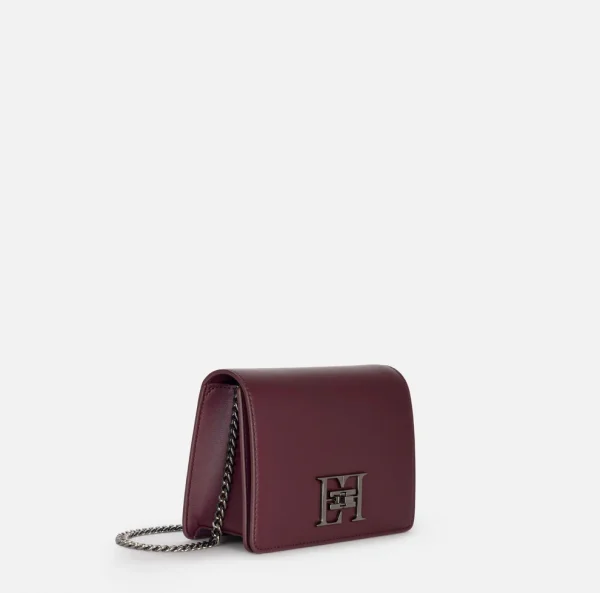 Borsa a tracolla con girello logo in metallo - immagine 2