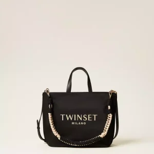 Borsa shopper con logo