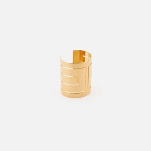 Bracciale cuff con traforature