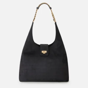 Borsa hobo in suede