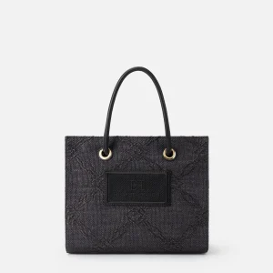 Tote piccola In Rafia Jacquard