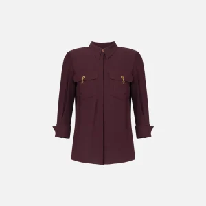 Camicia in georgette di viscosa