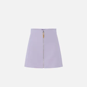 Minigonna in doppio crêpe stretch