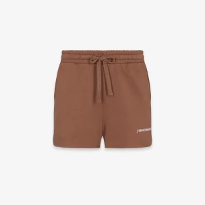 Shorts Corto In Felpa Con Spacchetti Laterali