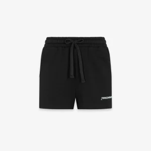 Shorts Corto In Felpa Con Spacchetti Laterali