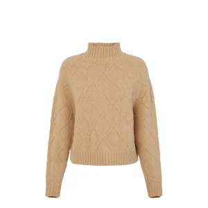 Maglia Donna con losanghe jacquard