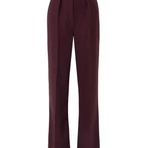 Pantalone in crêpe con gioiello