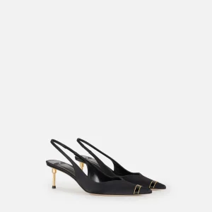 Slingback con tacco scultura