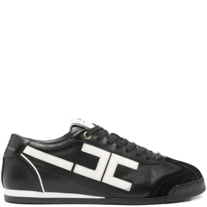 Sneakers in pelle con logo