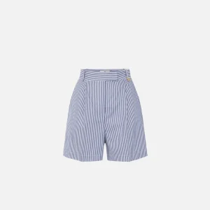 Shorts in cotone stretch a righe
