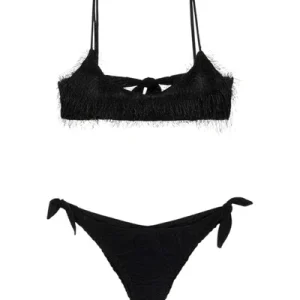 Costume Top con slip nero regolabile