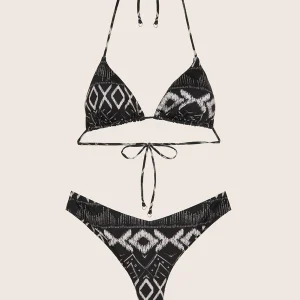 Bikini Triangolo con Slip Americano Fisso Ethos