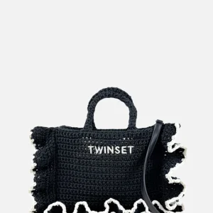 Borsa a tracolla crochet con balze