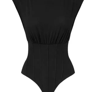 Body in maglia con collana