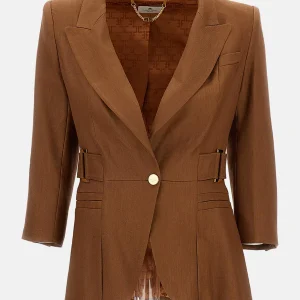 Giacca in misto lino