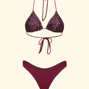 Bikini bordeaux