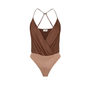 Body in georgette di viscosa