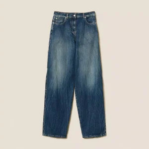 Jeans wide leg cinque tasche