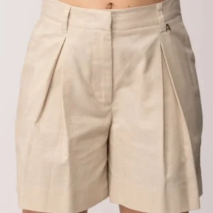 Bermuda in misto lino con lurex