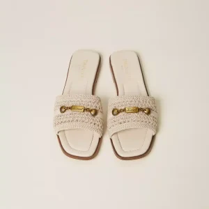 Sandali slide crochet