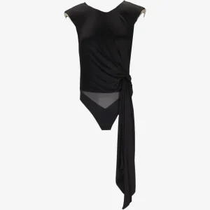 Body in lycra con dettaglio gioiello