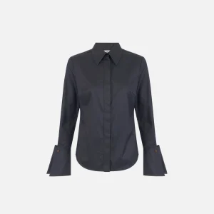 Camicia in cotone a righe