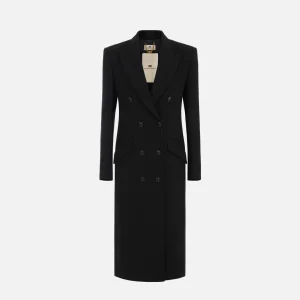 Cappotto in doppio crêpe